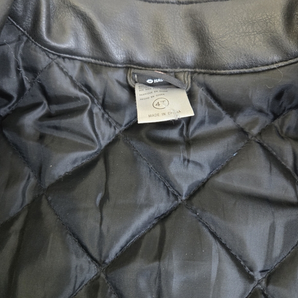 Vintage 90s Kids Harley Davidson Faux Leather Jacket Size 4t - Picture 11 of 11